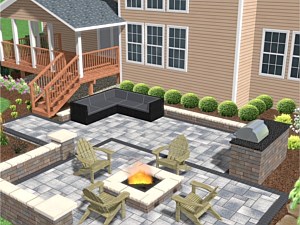Backyard Area 3D Designs, Noblesville, IN